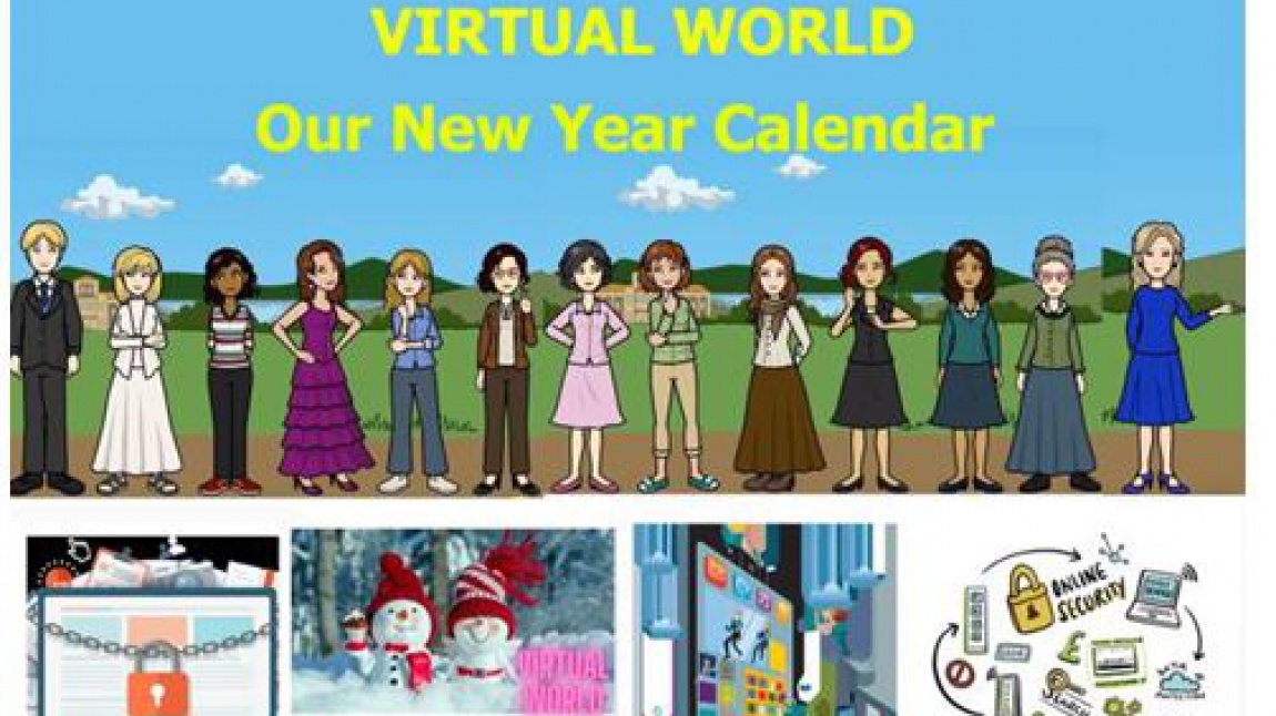 Virtual World – yeni yıl takvimi