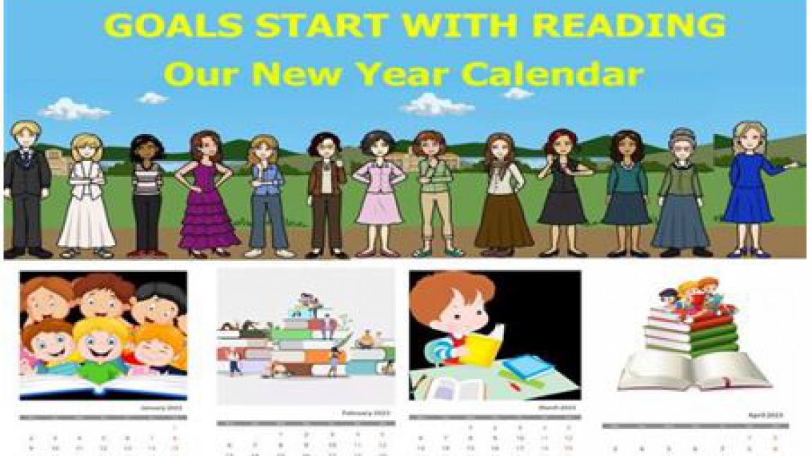 Goals Start With Reading – Yeni Yıl Takvimi