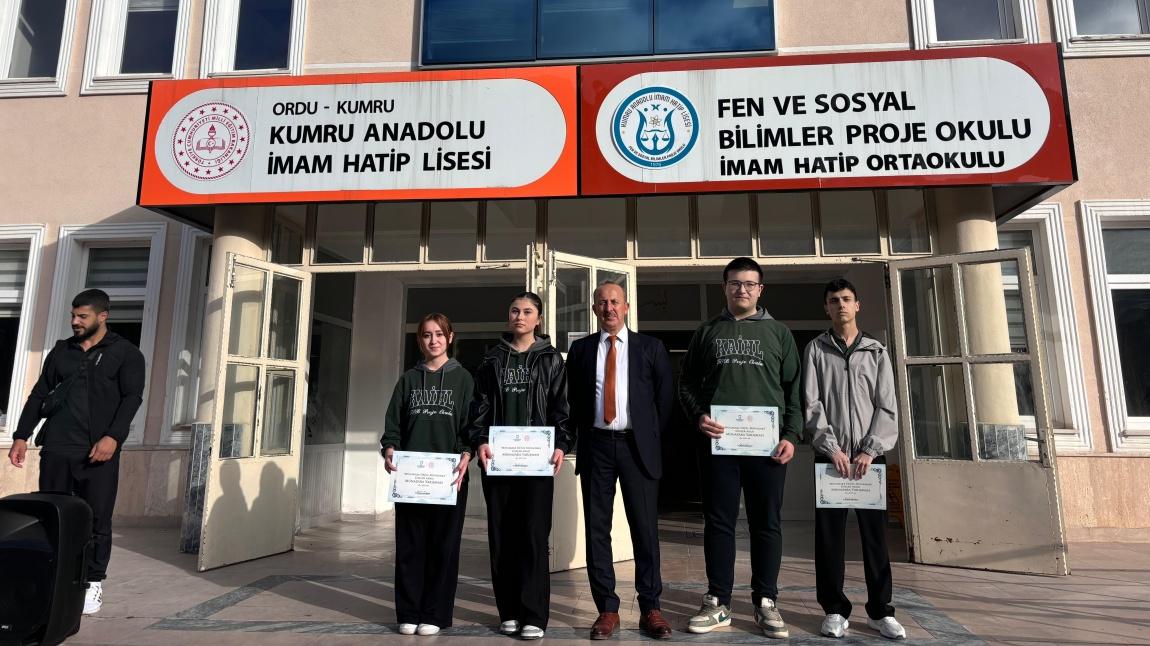 MÜNAZARA EKİBİMİZE TEŞEKKÜR BELGELERİ TAKDİM EDİLDİ